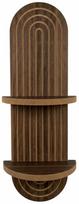 Sieninė lentyna Kalune Design -, wenge sp., 70 cm x 20 cm x 13 cm