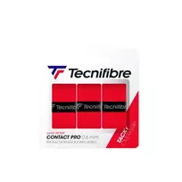 Viršutinės koto apvijos Tecnifibre Pro Contact (3 vnt.) - red - Raudona