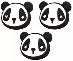 Vibracijų slopintuvai Pro's Pro Panda Damper (3 vnt.) - black/white - Juoda
