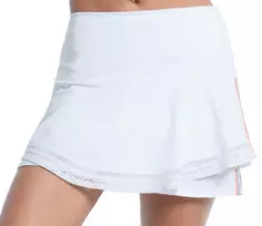 Teniso sijonas moterims  - Balta (XL)