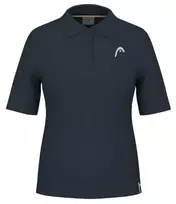 Polo marškinėliai moterims  - Mėlyna (L)