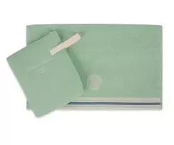 Teniso rankšluostis Roland Garros Sporty Chic Towel Kit - green - Žalia