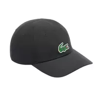 Teniso kepurė Lacoste SPORT Novak Djokovic Microfiber - black - Juoda