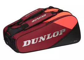 Teniso krepšys Dunlop D SAC CX PSA 12 RKT - black/red - Daugiaspalvė