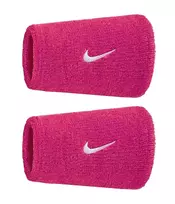 Riešo apvijos Nike Swoosh Double-Wide 2P - vivid pink/white - Rožinė