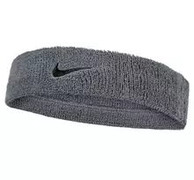 Galvos apvija Nike Swoosh Headband - cool grey/black - Pilka