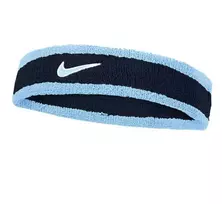 Galvos apvija Nike Swoosh Headband - aquarius blue/college navy/pale ivory - Mėlyna