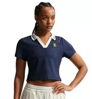 Polo marškinėliai moterims  - Mėlyna (XS)