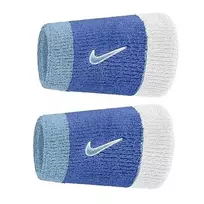 Riešo apvijos Nike Swoosh Double Wide 2P - white/blue/light blue - Mėlyna
