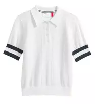 Polo marškinėliai moterims  - Balta (L)