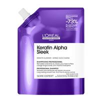 L'Oréal Professionnel Keratin Alpha Sleek glotninamasis šampūnas - papildymas | 500ml