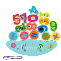 Medinis edukacinis balanso žaidimas - Number