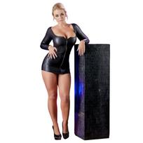 Mini suknelė Cottelli Collection PARTY, juoda, prigludusi, su blizgiu užtrauktuku, L