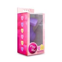 Analinis kaištis Blush Play With Me Candy Heart Do Me Purple, silikoninis, 8,8 cm, violetinis