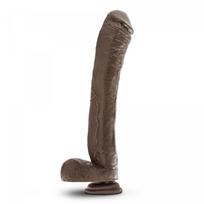 Klasikinis dildo 27 cm rudos spalvos Dr. Skin Mr. Ed