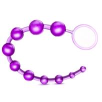 Analinė grandinėlė Blush B yours, 10 karoliukų, 32,3 cm, lankstus PVC, violetinė