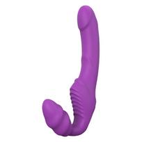 Vibratorius su klitorio stimuliatoriumi Dream 17 cm violetinis