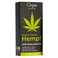 Intensyvus jaudinantis gelis su kanapių sėklų aliejumi 15 ml Orgie Hemp