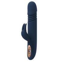 Vibratorius su stūmimo funkcija ir klitorio stimuliatoriumi goddess collection zephyros