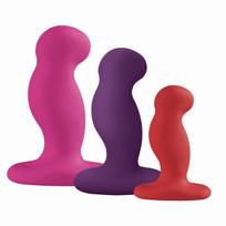 Vibruojantys G/P taško masažuokliai 3 vnt S/M/L Nexus g-play trio