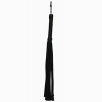BDSM botagėlis Sportsheets, juodas, 61 cm, su medine rankena