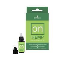 Stimuliuojantis aliejus Sensuva On Hemp, 5 ml, su kanapių sėklų aliejumi