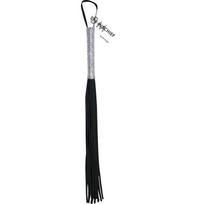 BDSM botagas su blizgančia rankena Sportsheets Sex & Mischief Sparkle Flogger, 79 cm