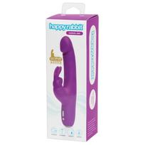Vibratorius G taškui su klitorio stimuliatoriumi Happy Rabbit Realistic Slim, 12 režimų