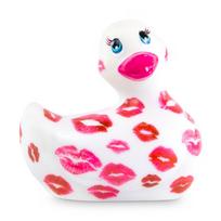 Vibratorius ančiukas Big Teaze Toys I Rub My Duckie 2.0, 7 režimai, atsparus vandeniui, balta ir rožinė