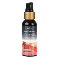 Sensuva hibridinis lubrikantas su braškių aromatu ir skoniu 57 ml
