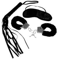 BDSM rinkinys pradedantiesiems Sportsheets Intro to S&M Kit, juodas, 40 cm
