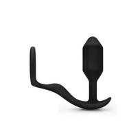 Analinis kamštis su erekcijos žiedu B-vibe snug & tug