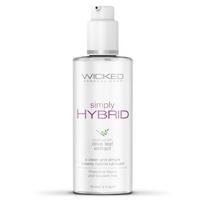 Hibridinis lubrikantas Wicked Simply Hybrid, vandens ir silikono pagrindu, 70 ml