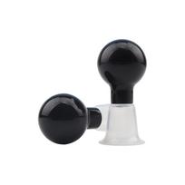 Dream Toys juodos krūtų spenelių pompikės