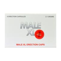 Erekcijos kapsulės 6 vnt male XL