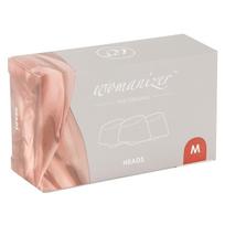Pakeičiami antgaliai M dydis raudoni 3 vnt Womanizer Duo