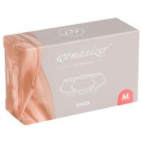Keičiami antgaliai M dydžio rožiniai 3 vnt Womanizer Premium