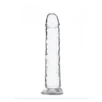 Realaus dizaino dildo su vibro kamuoliuku 16,5 cm Addiction crystal