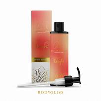 BodyGliss masažo aliejus su braškių ir šampano kvapu 150 ml