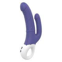 Vibratorius Dreamtoys Essentials Double Pleasure, dvigubas, įkraunamas, 2 varikliai