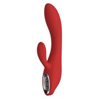 Vibratorius su klitorio stimuliatoriumi Sofia Red Revolution raudonas spalvos