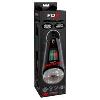 Masturbatorius su vibracija, čiulptuku ir balso funkcijomis PDX Elite Ultimate Milker 2