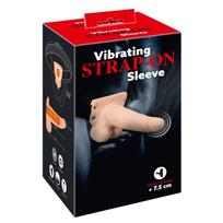 Vibruojantis strap-on dildo 17,5 cm - YOU2TOYS