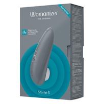 Womanizer Starlet 3 pilkas spalvos klitorio oro pulsatorius