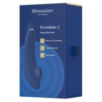 Klitoriaus oro pulsuoklis mėlynas WOMANIZER premium 2