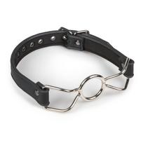 BDSM burnos kamštis su metaliniu rutuliu EasyToys, reguliuojamas, juodas, 38-52 cm