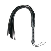 BDSM plakiklis Easytoys Fetish, mažas, juodas, iš PU odos, su kilpele