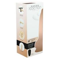 Vibratorius Naked Addiction, realistinis, vibruojantis ir besisukantis, 20,3 cm, silikoninis