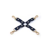 HogTie fiksatorius BONDAGE COUTURE mėlynas