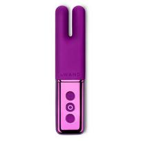 Le Wand Deux dviejų variklių violetinis mini vibratorius